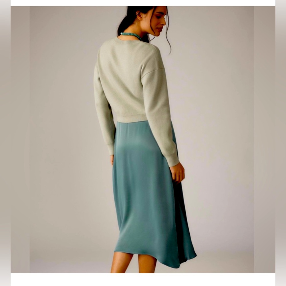 Anthropologie Gemini Twofer Sweater & Dress Set
Green